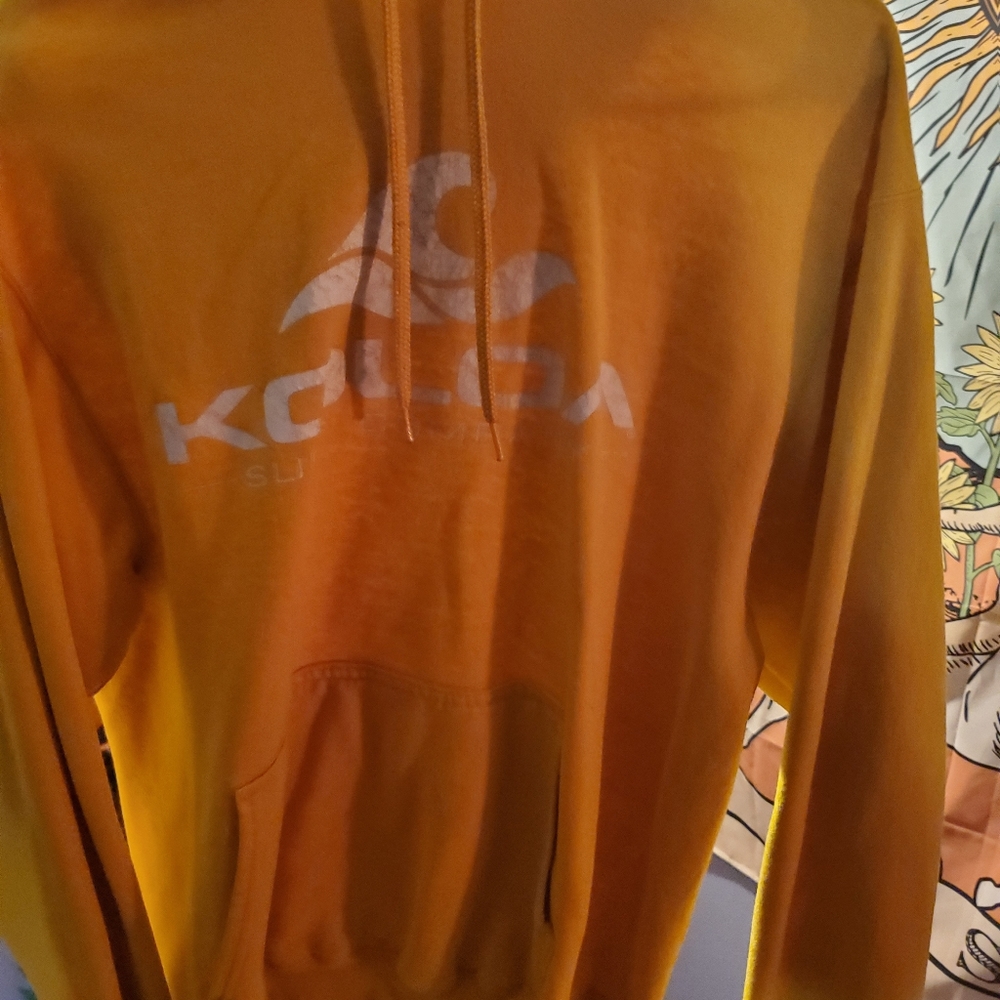 Yellow hoodie